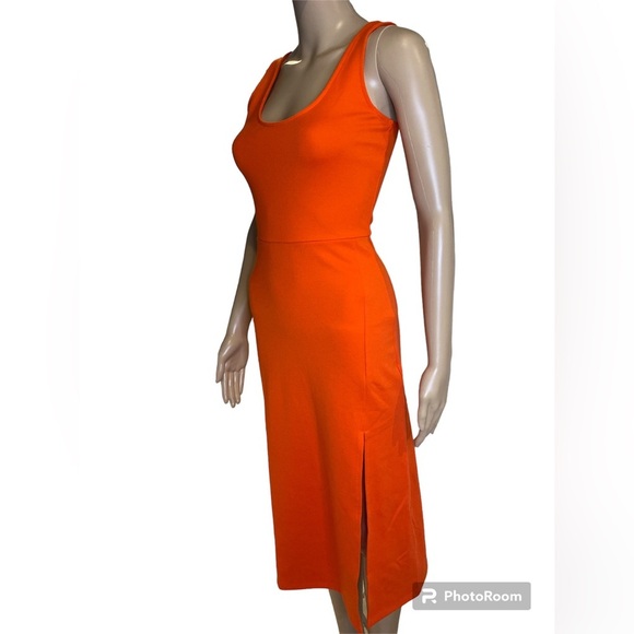 NWOT Open Edit Scoop Neck Midi size XS - Picture 3 of 4